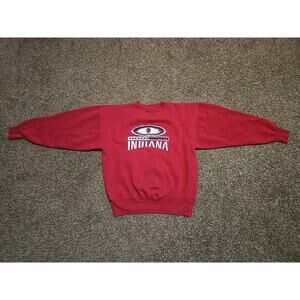 Vintage Midwest Embroidery Indiana Hoosiers Crewneck Sweatshirt Large 90s NCAA